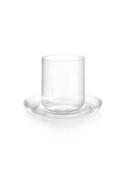 Kávový set na flat white Drop Křišťál