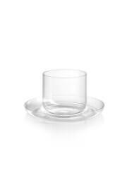 Kávový set na cappuccino Drop Křišťál